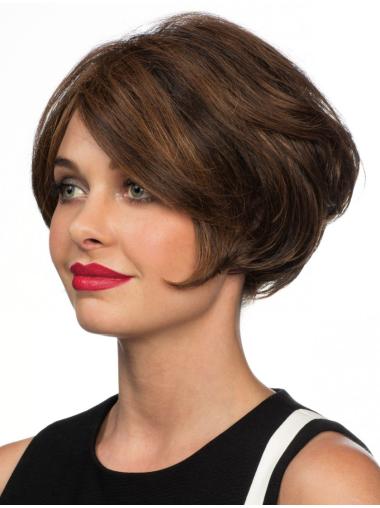 Brown Wavy Gorgeous Best Synthetic Short Wigs