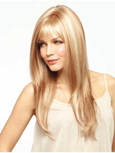 Lace Front Straight Great Blonde Long Wigs