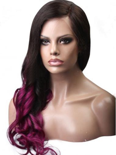 Full Lace Wavy Designed Remy Wigs For African American