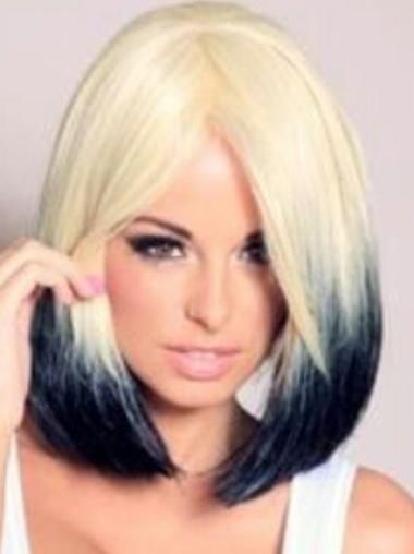 Fashionable Ombre/2 Tone Wigs Straight Style