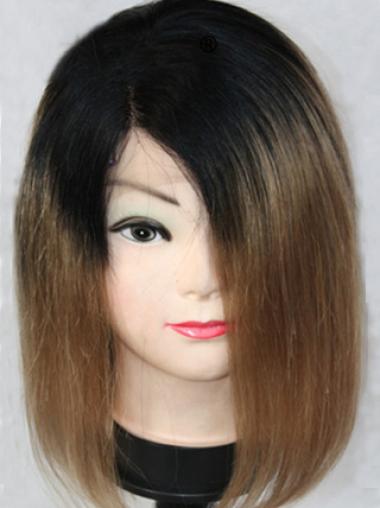 No-Fuss 12 Inches Remy Human Hair Wigs For The Black Woman