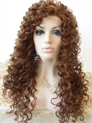 Remy Human Hair 18 Inches Lace Front Trendy African American Wigs