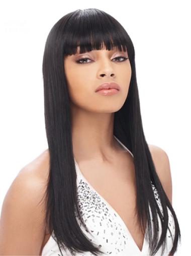 Durable Remy Human Hair Long Yaki High Quality Wigs For Black Women