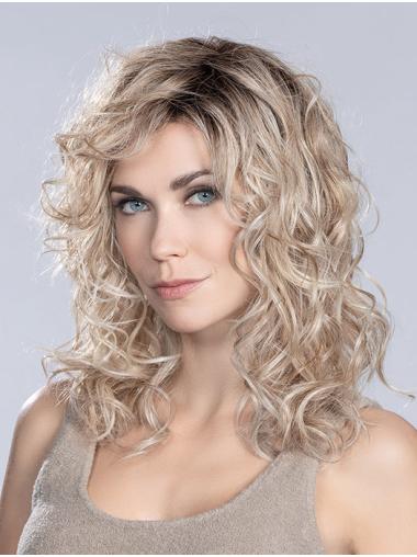 14" Curly Synthetic Shoulder Length Wigs Sale