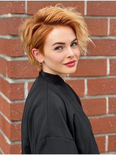 6" Lace Front Straight Bobs Short Wigs