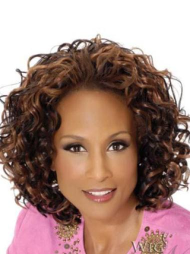 Brown Curly 12 Inches Beverly Johnson Wig