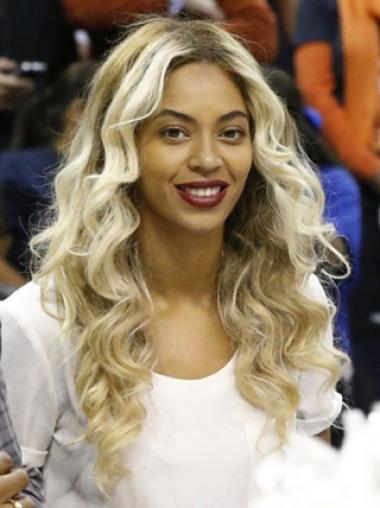 Beyonce Hair Wig Without Bangs Remy Human Hair Exquisite