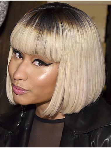 Synthetic Lace Front Chin Length Bobs Amazing 12" Nicki Minaj Wigs