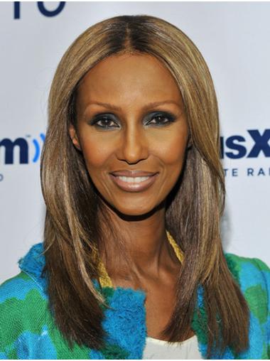 Synthetic Full Lace Shoulder Length Without Bangs Designed 14" Iman Wigs