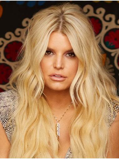 Fashion 24" Wavy Long Blonde Layered Jessica Simpson Wigs