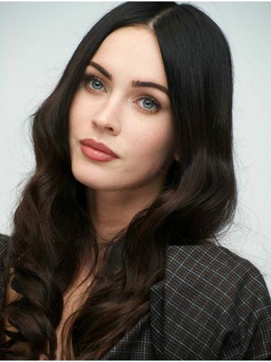 Lace Front Wavy Long Without Bangs 18" Fashion Megan Fox Wigs