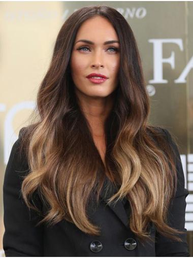 Lace Front Wavy Long Without Bangs 22" Popular Megan Fox Wigs