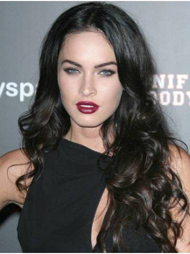 Lace Front Wavy Long Without Bangs 24" New Megan Fox Wigs