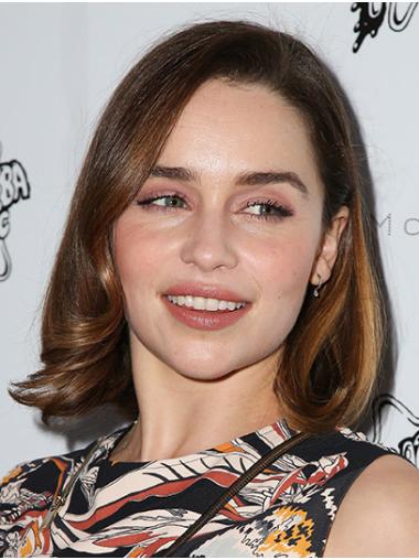 Lace Front Wavy Chin Length Without Bangs 12" Popular Emilia Clarke Wigs