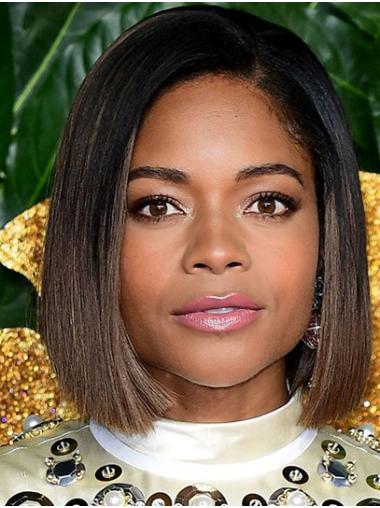 Ombre/2 Tone Chin Length Bobs Durable 12" Straight Naomi Harris Wigs