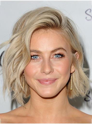 Capless Chin Length Wavy Synthetic 12" Comfortable Bobs Julianne Hough Wigs