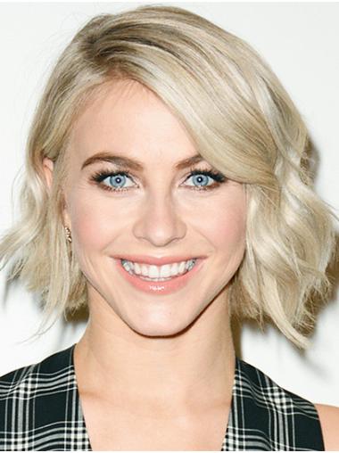 Lace Front Chin Length Wavy Synthetic 12" Soft Bobs Julianne Hough Wigs