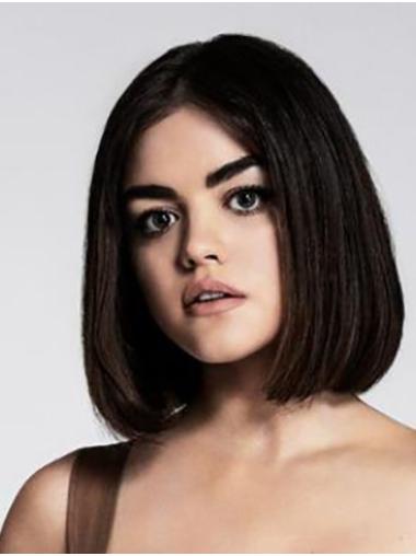 Lace Front Chin Length Straight Synthetic 12" New Bobs Lucy Hale Wigs