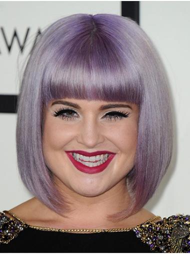 Lace Front Chin Length Straight Synthetic 12" Fabulous Bobs Kelly Osbourne Wigs