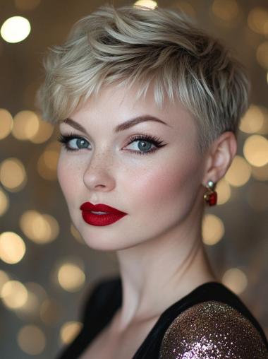 Wigs For Short Hair Lace Front Boycuts Synthetic 4" Straight Wigs