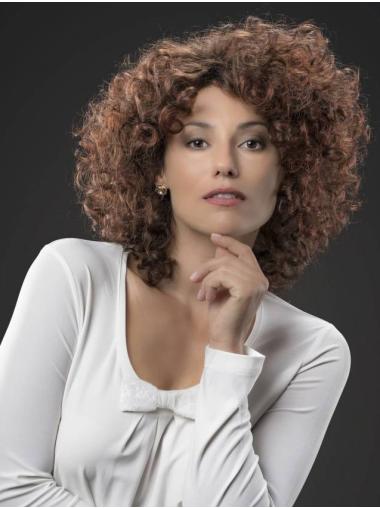 Synthetic Curly Without Bangs 14" Lace Front Wigs Ladies