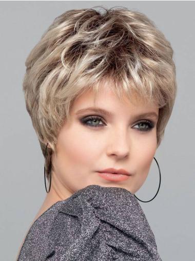 Boycuts Synthetic Monofilament Wavy Best Short Wigs