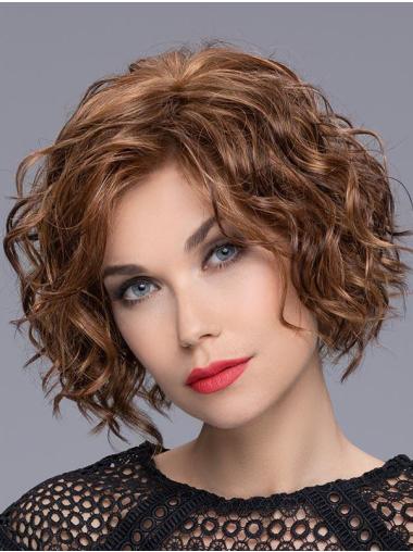 10" Monofilament Wavy Bobs Ideal Medium Wigs