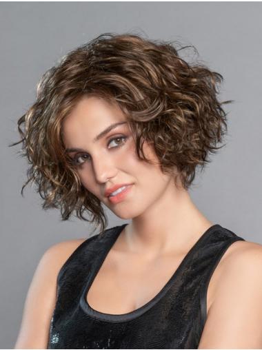 Monofilament 10" Wavy Synthetic Best Value Bob Wig