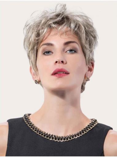 Wavy Synthetic 6" Boycuts Fashion Monofilament Wigs