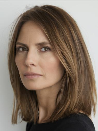 Bob Wig Lace Front Straight Shoulder Length Ombre/2 Tone Synthetic 12" Wigs