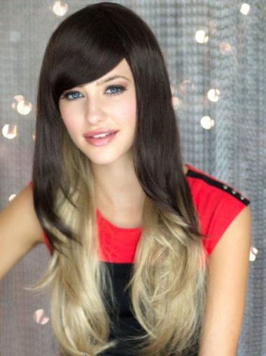 Natural Hair Lace Front Wigs Without Bangs Wavy Popular