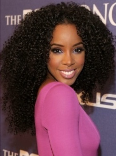 Popular 16 Inches Remy Human Hair Long Wigs Black Women