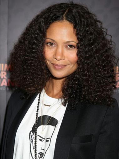 14 Inches Shoulder Length Without Bangs Natural Wig For Black Woman