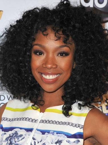 14 Inches Shoulder Length Without Bangs Laest Wig For Black Woman