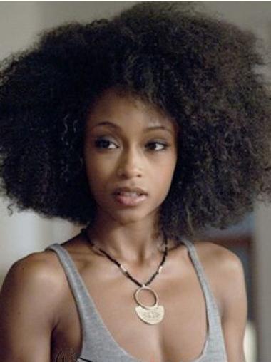 12 Inches Short Without Bangs Natural African American Wigs