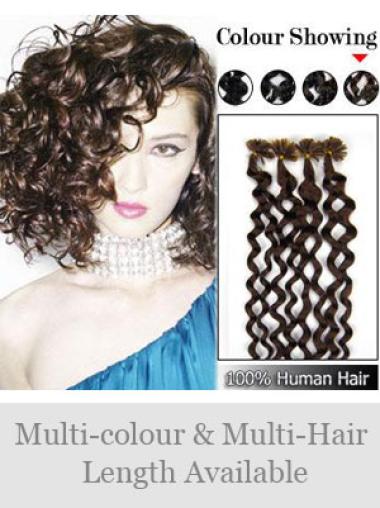 Curly Good Nail/U Tip Hair Extensions