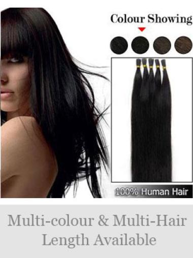 Black Straight Hair Extensions For Thin Short Hair