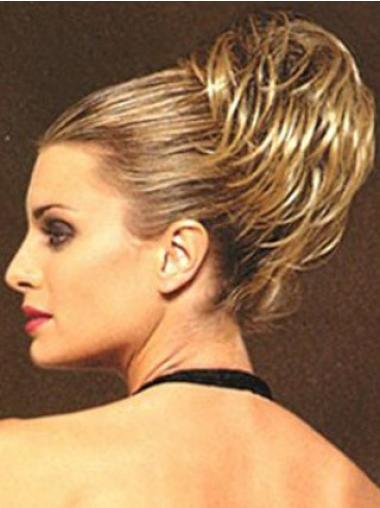 Straight Best Blonde Synthetic Hairpieces And Half Wigs