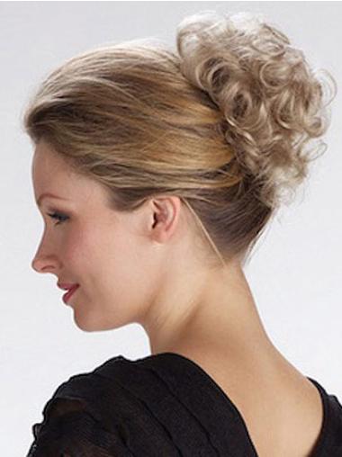 Synthetic Short Cheap Clip In Wigs Online Curly