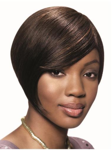 New Capless 8 Inches Short Straight Bobs For Black Women