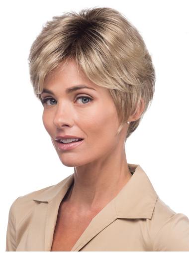 Popular Layered Short 8 Inches Synthetic Wigs