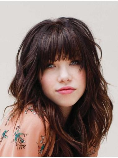 Brown Natural Carly Rae Jepsen Long Wigs For Sale