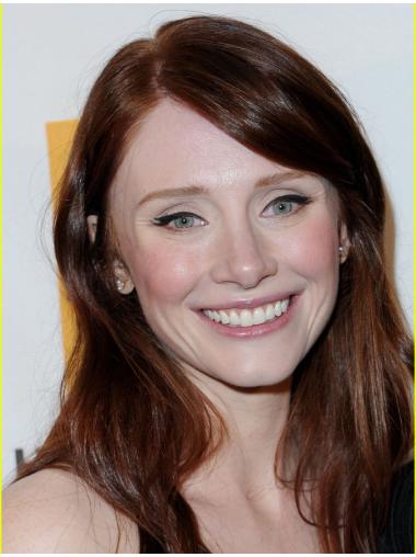 Monofilament Straight Celebrity Human Hair Wigs Gorgeous Bryce Dallas Howard Wigs