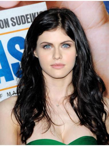 Capless Without Bangs Synthetic Perfect Alexandra Daddario Wigs