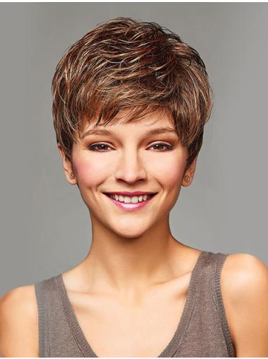 Layered Curly Designed Short Capless Synthetic Wig