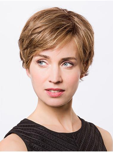 Straight Monofilament 8" Blonde Best Synthetic Hair