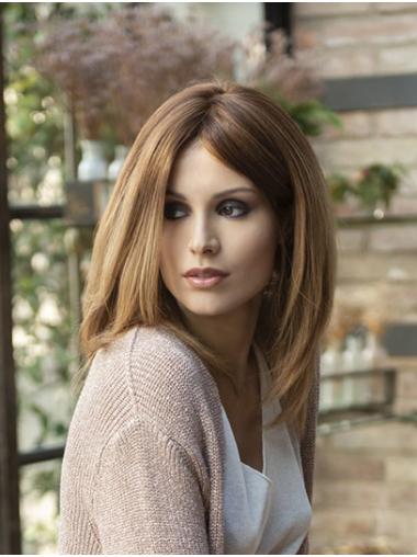 Shoulder Length Straight Synthetic Blonde 14" Lace Front Wigs Wholesale 