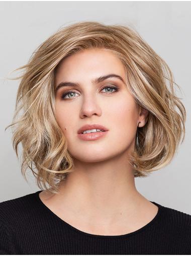 12" Wavy Synthetic Bobs Exquisite Monofilament Wigs