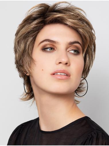 Short Straight Monofilament Synthetic Ideal Short Wigs