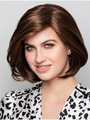 10" Straight Synthetic Bobs Monofilament Wigs